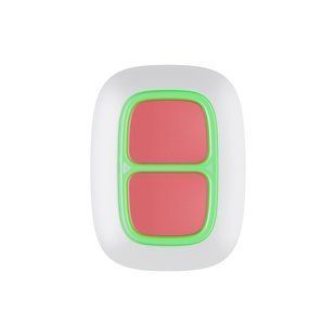 Бездротова екстрена кнопка Ajax DoubleButton White 00000005059 фото