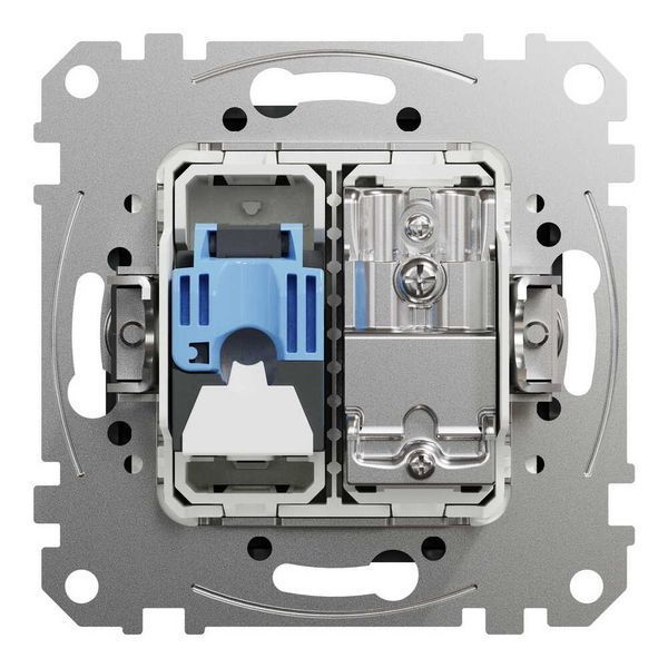 Розетка RJ45 категорія 6 UTP -TV Чорний Sedna Design SDD114469T фото