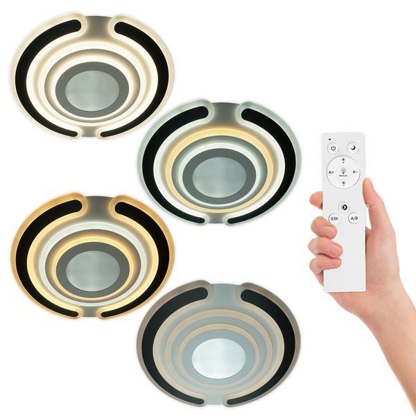 LED светильник smart MATRIX VIOLUX круг 100W (чорний) 220485 фото
