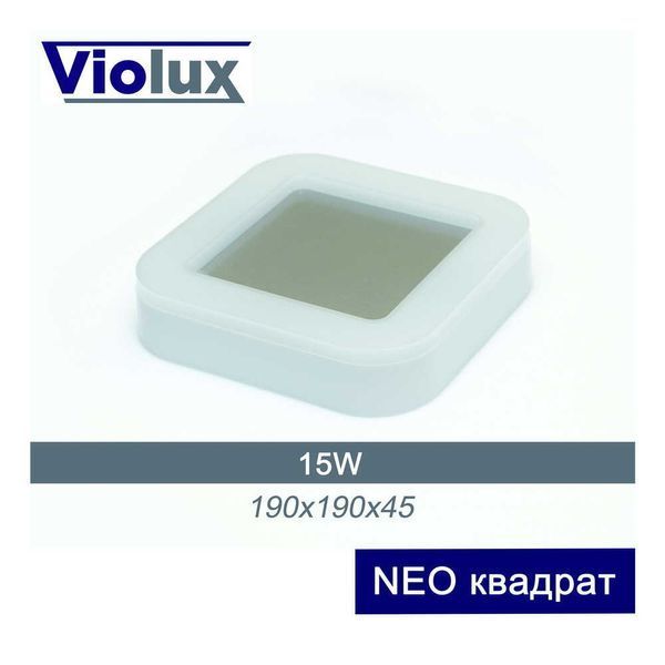 Світильник LED Violux ДББ NEO квадрат 15W 4000K IP65 242211 фото