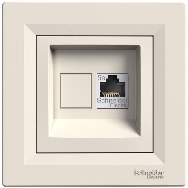 Costack Computer 1-on RJ45 Cat.5e UTP Asfora Cream EPH4300123 фото