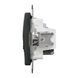 Розетка RJ45 категорія 6 UTP -TV Чорний Sedna Design SDD114469T фото 3
