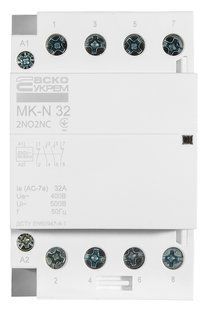 Модульний контактор MK-N 4P 32A 2NO2NC 220V A0040030035 фото