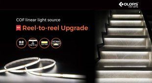 LED лента COLORS COB-24V-IP20 9.6W 808Lm 6500K 5м (DRF10-24V-8mm-W) DRF10-24V-8mm-W фото