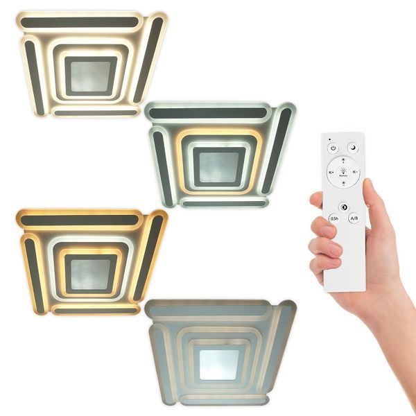 LED светильник smart MATRIX VIOLUX квадрат 120W (белий) 220495 фото