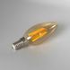 Лампа LED FILAMENT С37 6W E14 2200K VIOLUX 833022 фото 3