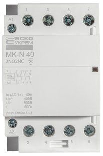 Модульний контактор MK-N 4P 40A 2NO2NC 220V A0040030036 фото