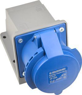 Розетка стаціонарна серії UСombi 3P 32A IP 44 A0080010142 фото