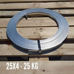Заземляющая полоса 25&times;4 мм из горячеоцинкованной стали (StZn) 504251 фото