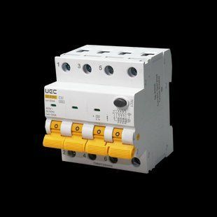 Автомат диференційного захисту SB-R9NE 4P C 32A 30mA Tип A 6kA UEC RCBO60-4-032-C-030-A фото