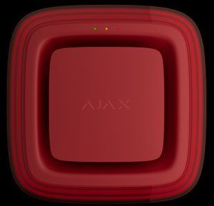 Бездротовий адресний пожежний оповіщувач світловий Ajax EN54 FireProtect (VAD) Jeweller Red (118607.277.RD1) 00000010610 фото