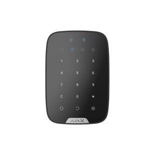 Бездротова сенсорна клавіатура Ajax KeyPad Plus Black 00000005052 фото