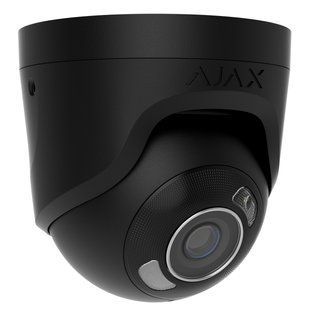 Дротова охоронна IP-камера Ajax TurretCam HL (5 Mp/4 mm) Black (126262.197.BL1) 00000010675 фото