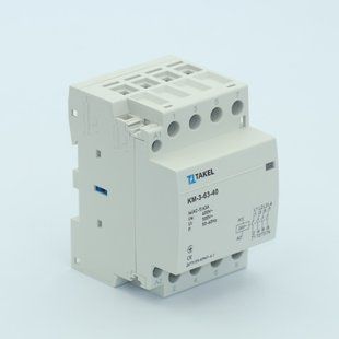 Контактор модульний КМ-3-63-40 63А 4NO 24В AC TAKEL 507973 фото