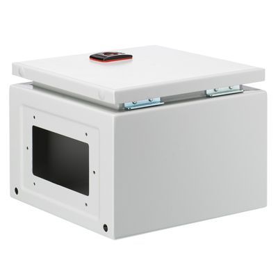 Навесной шкаф MAS 300&times;250&times;155, 1 дверь, с монтажной панелью, IP66, серый, nVent HOFFMAN MAS0302515R5 фото