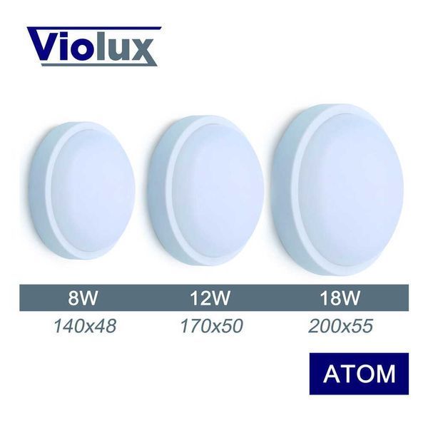 Светильник LED Violux ДББ ATOM 12W 5000K IP54 240011 фото