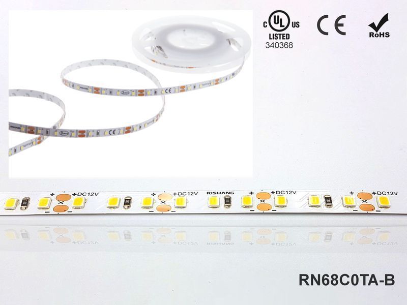 LED стрічка RISHANG 120-2835-12V-IP65 8,6W Blue 5м (RN68C0TA-B-B) RN68C0TA-B-B фото