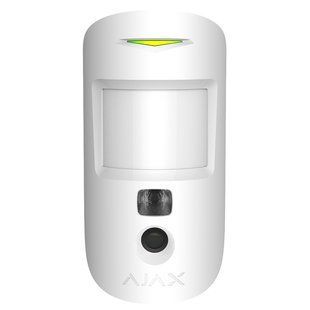 Бездротовий датчик руху Ajax HDR MotionCam White (MotionCam) 00000004993 фото
