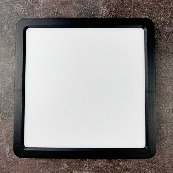 Світильник LED MILLENNIUM 20W 5000K квадрат чорний Violux 352220 фото