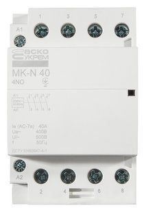 Модульний контактор MK-N 4P 40A 4NO 220V A0040030033 фото