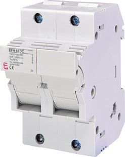 Тримач плавкої вставки (роз'єднувач) EFH 14 2P 50A 1000В DC, ETI 2560203 фото