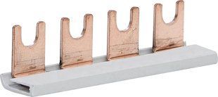Шина питания IZ 16/1F/4L (16мм2, 1P, 0.08м, Fork, 4mod., угловая) ETI 2921083 фото