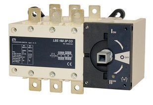 Перемикач навантаження LBS 3200 3P CO "1-0-2" 3200А, ETI 4661560 фото