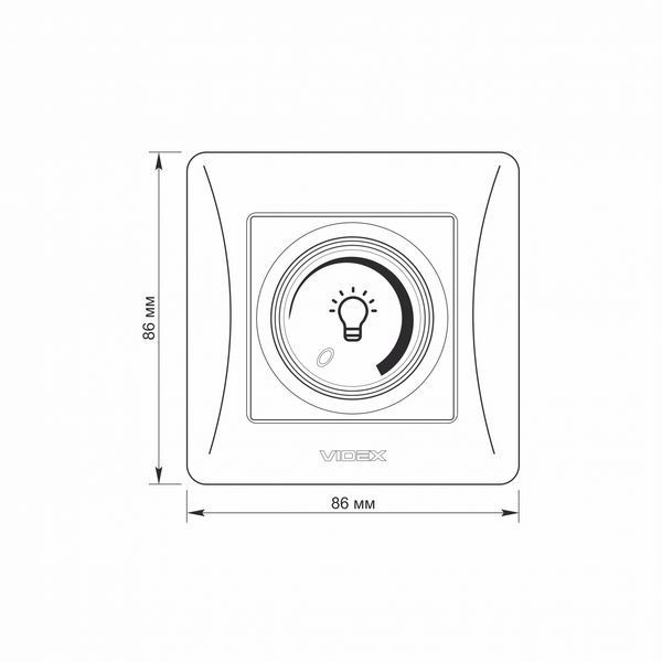 Димер LED 200Вт білий VIDEX BINERA VF-BNDML200-W фото
