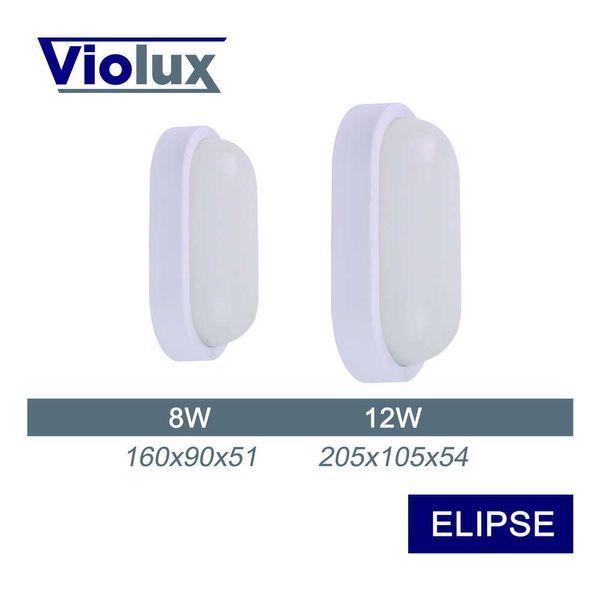 Світильник LED Violux ДББ ELIPSE 8W 5000K IP54 240051 фото