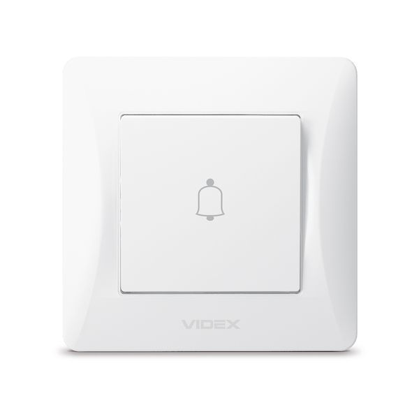 Кнопка звонка белая VIDEX BINERA VF-BNDB1-W фото