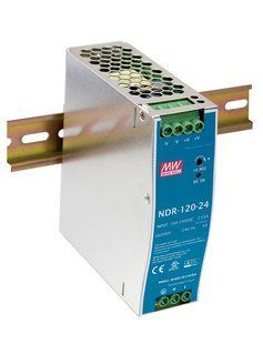 Блок питания Mean Well на DIN-рейку 120W DC24V (NDR-120-24) на DIN-рейку 120W DC24V (NDR-120-24) NDR-120-24 фото