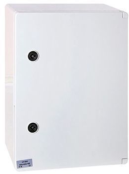 Бокс з монтажной панеллю e.plbox.pro.p. 280х210х130мм з білі дверцятами 280х210х130мм ІР65 p084101 фото