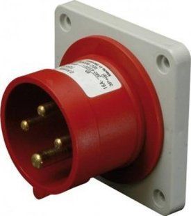 Вилка вбудована ERR-3243 IP44 (32A, 400V, 3P+PE) ETI 4482112 фото