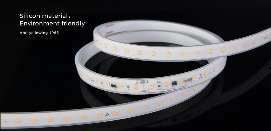 LED стрічка COLORS 104-2835-220V-IP65 10.6W 1060Lm 4000K 20м (H8104-230V-12mm-NW) H8104-230V-12mm-IP65-NW фото