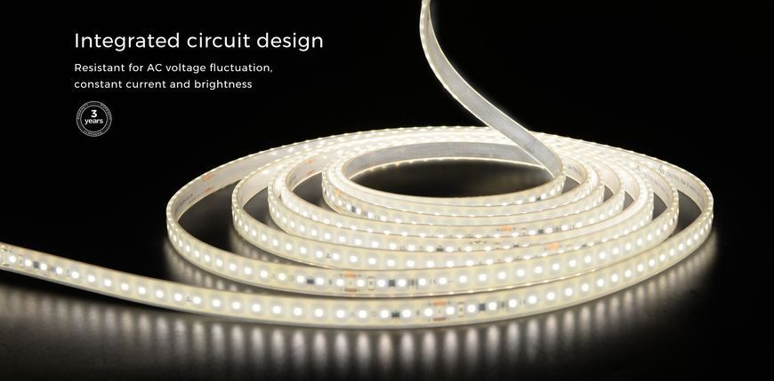 LED стрічка COLORS 104-2835-220V-IP65 10.6W 1060Lm 4000K 20м (H8104-230V-12mm-NW) H8104-230V-12mm-IP65-NW фото