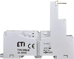 Цоколь для проміжного реле ERB2-M тип M (серія ERM2) ETI 2473013 фото