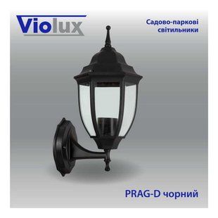 Світильник садово-парковий Violux Prag-D чорний 60W Е27 IP44 500020 фото