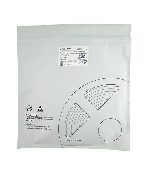 LED лента RISHANG 120-2835-24V-IP20 9W 765Lm 3000K 10м (RL08C0TC-4-WW) RL08C0TC-4-WW фото