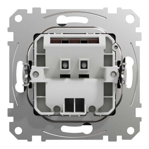 Розетка для виводу кабеля Чорний Sedna Design SDD114903 фото