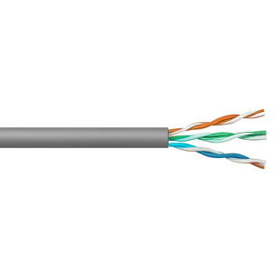Кабель Category 5e U/UTP PVC 4х2х24 AWG для внутр. робіт 500м ЗЗКМ 70910011 фото