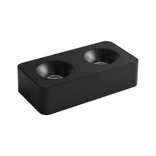 Cвітильник точковий накладний SIDNEY-2L 20W 4000K IP20 чорний Violux 330471 фото