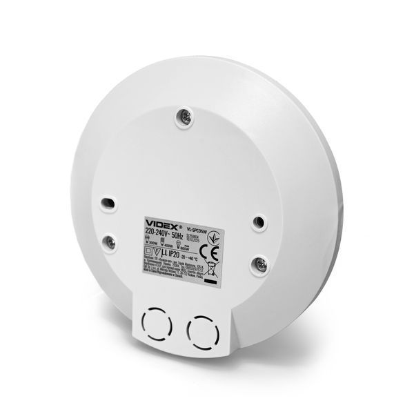 Датчик руху та освітленості стельовий VIDEX VL-SPC05W 360&deg; 220V 800W IP20 інфрачервоний білий VL-SPC05W фото