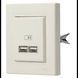 Розетка USB подвійна Schneider Electric Asfora Крем EPH2700223 фото 3