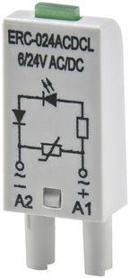 Додатковий модуль захисту/індикації ERC-024ACDCL (Uc= 6...24V AC/DC) 2473040 фото