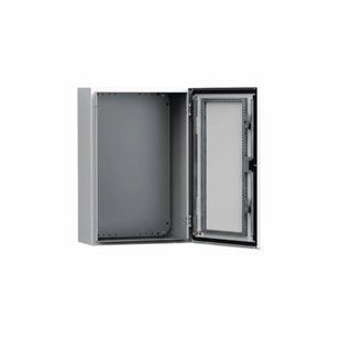 Навісна шафа MAS 1000&times;800&times;260 1 двері з монтажною панеллю IP66 сірий nVent HOFFMAN MAS1008026R5 фото