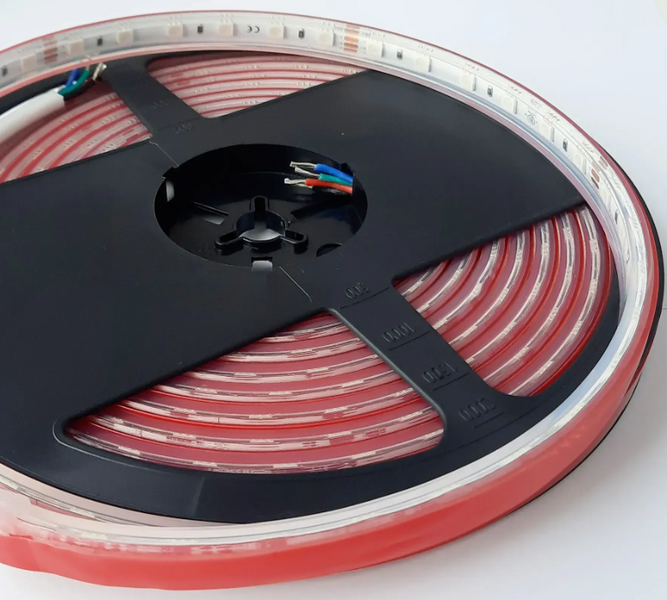 Лента светодиодная SMD5050, 60LEDs/m, 24V, RGB, 5M/бабина, IP67, 10мм,14.4Вт/м COLOR D560RGB-24V-10mm-IP67 фото