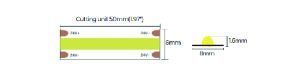 LED лента COLORS COB-24V-IP20 7.2W 675Lm 4000K 5м (DRF6-24V-8mm-NW) DRF6-24V-8mm-NW фото