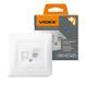 Розетка 1-я телефонная CAT3 белая VIDEX BINERA VF-BNSK1TF3-W фото 1