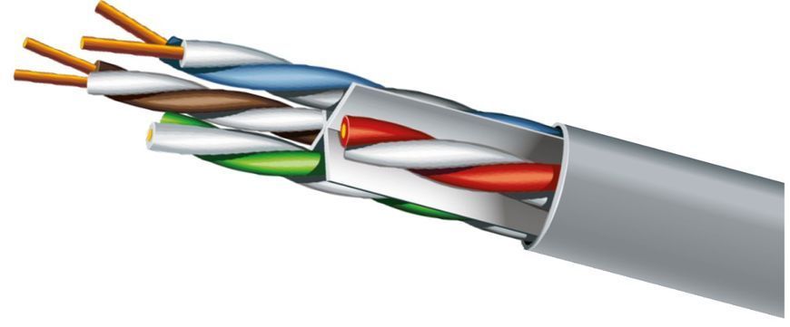 Кабель Category 6 U/UTP PVC 4х2х23 AWG для внутренних работ 500м ЗЗКМ 70910051 фото