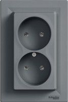 Выход 2-on без заземления Asfora Steel EPH9700162 фото